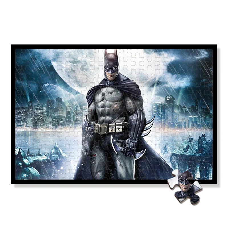 Пазл с Бэтменом 1000 деталей Брюс Уэйн Крытый крестик Темный рыцарь супергерой