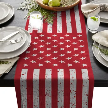 Vintage American Flag Pattern Red Table Runner Table Flag Home Party Decorative Tablecloth Table Runners
Vintage American Flag Pattern Red Table Runner Table Flag Home Party Decorative Tablecloth Table Runners