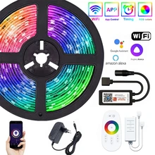 LED Strip Lights Touch WiFi Compatible Smart Home Program RGB 5050 Bluetooth App Control Suitable For Christmas Decoration Lamp
LED Strip Lights Touch WiFi Compatible Smart Home Program RGB 5050 Bluetooth App Control Suitable For Christmas Decoration Lamp
