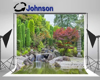 Discount Green Spring Garden Tree Stone Way Waterfall Lake Natural background Computer print scenic backdrops
Discount Green Spring Garden Tree Stone Way Waterfall Lake Natural background Computer print scenic backdrops