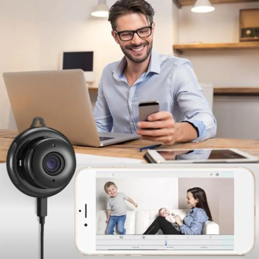 V380 Wireless WiFi IP Camera CMOS Sensor IR Cut Night Vision 1080P Cloud Storage Surveillance Mini Camera
V380 Wireless WiFi IP Camera CMOS Sensor IR Cut Night Vision 1080P Cloud Storage Surveillance Mini Camera