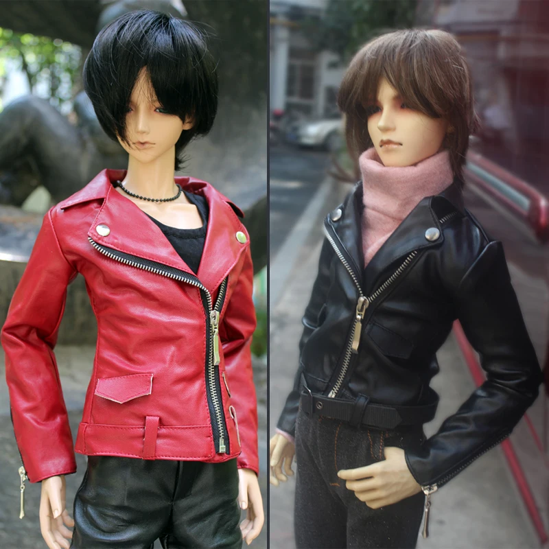 M1006 children handmade toy 1/3 1/4 uncle Doll clothes BJD/SD doll props Accessories clothes Motorcycle Zip Leather Jacket 1pcs
M1006 children handmade toy 1/3 1/4 uncle Doll clothes BJD/SD doll props Accessories clothes Motorcycle Zip Leather Jacket 1pcs
