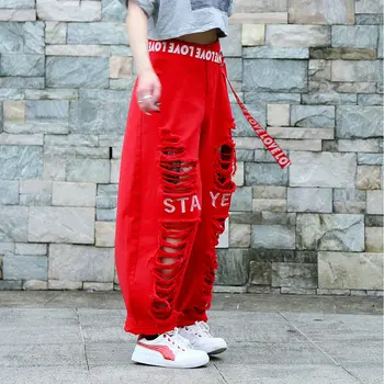 New fashion Brand Sweatpants Costumes wear stage Hollow Out Patches trousers hole Red Harem Hip Hop Dance Pants 
New fashion Brand Sweatpants Costumes wear stage Hollow Out Patches trousers hole Red Harem Hip Hop Dance Pants