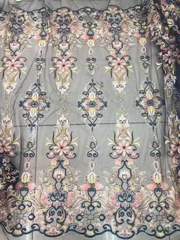 african tulle mesh lace fabric ZH-123611 nice looking Embroidered french lace with flower
african tulle mesh lace fabric ZH-123611 nice looking Embroidered french lace with flower