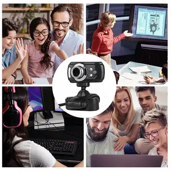 D Webcam 50 Megapixel Web Cam With Mic Webcam With Microphone Desktop Web PC HD Laptop For Computer Camera J0C4
D Webcam 50 Megapixel Web Cam With Mic Webcam With Microphone Desktop Web PC HD Laptop For Computer Camera J0C4