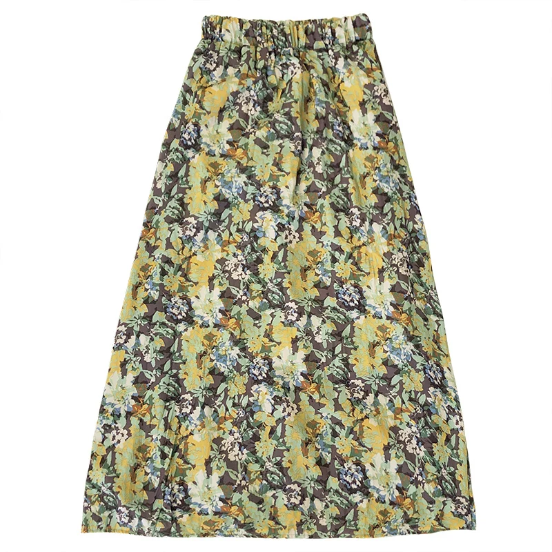 Retro oil painting floral temperament summer comfortable elastic high waist loose pleated all-match skirt
Retro oil painting floral temperament summer comfortable elastic high waist loose pleated all-match skirt