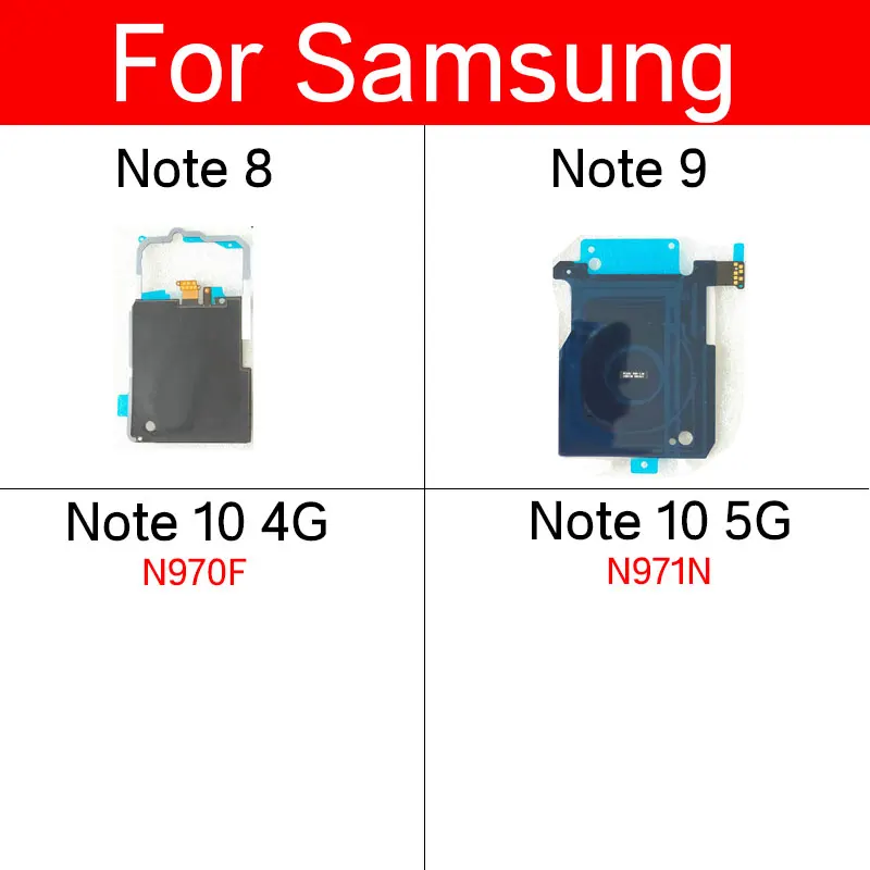 Беспроводная зарядная панель чип катушки NFC гибкий кабель для Samsung Note 8 9 10 4G 5G