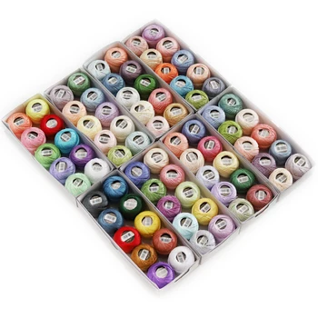 AMO Size 8 Double Mercerized Egyptian Long Staple Cotton Ball 5 grams Embroidery Thread Craft Needlework 10 Color per Box
AMO Size 8 Double Mercerized Egyptian Long Staple Cotton Ball 5 grams Embroidery Thread Craft Needlework 10 Color per Box
