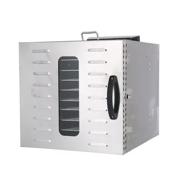 10 Layers Large Capacity Stainless Steel Food Fruit Dryer Vegetables Dehydration Dry Fruit Machine US Plug
10 Layers Large Capacity Stainless Steel Food Fruit Dryer Vegetables Dehydration Dry Fruit Machine US Plug