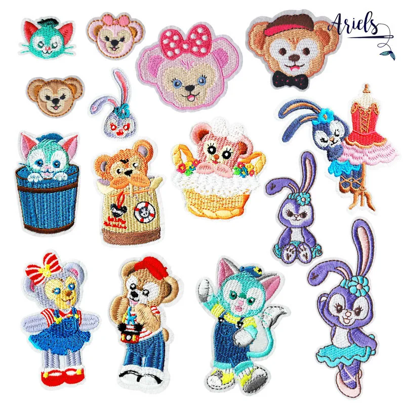 Animal Cartoon Animation Rabbit Duffy iron on patches Bear Embroidery Cloth Sticking badge Diy Children's Clothing Accessories
Animal Cartoon Animation Rabbit Duffy iron on patches Bear Embroidery Cloth Sticking badge Diy Children's Clothing Accessories