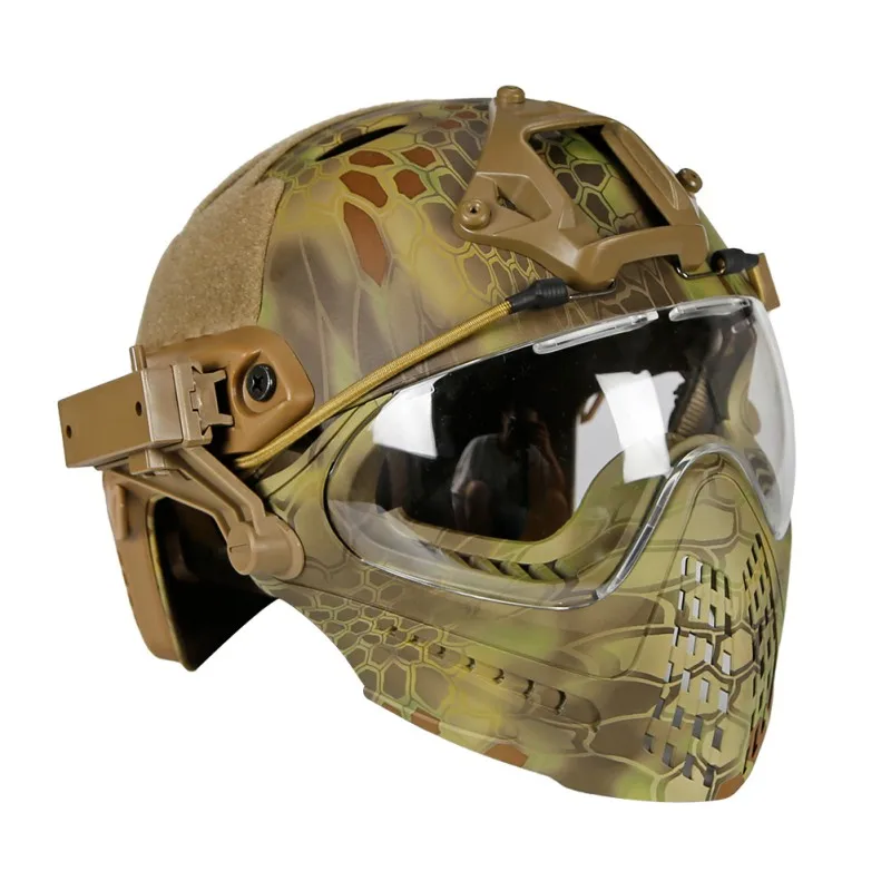 Outdoor Helmet Face Mask PC Lens Shockproof Head Mouth Protector Outdoor Sportswear Accessories for Fast Helmet New
Outdoor Helmet Face Mask PC Lens Shockproof Head Mouth Protector Outdoor Sportswear Accessories for Fast Helmet New
