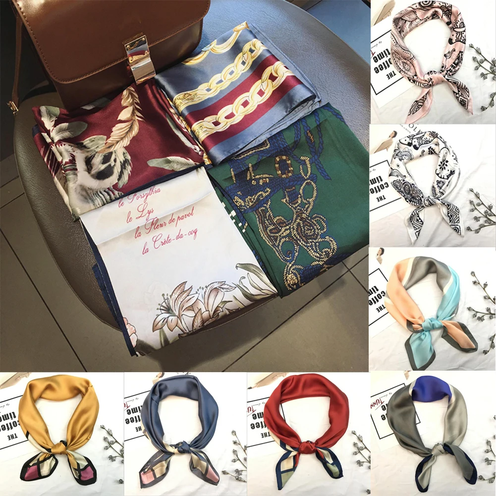 High Quality Small Square Scarf Female Silk Scarve Decorative Soft Fashion Lovely Scarf Elegant Head Wrap Neck Tie Multifunction
High Quality Small Square Scarf Female Silk Scarve Decorative Soft Fashion Lovely Scarf Elegant Head Wrap Neck Tie Multifunction