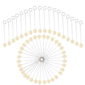 100 Pieces Wool Daubers, Practical Ball Brush Set, Leather Dye Tool with Metal Handle for Leather Making, Leather Dying, Leather
100 Pieces Wool Daubers, Practical Ball Brush Set, Leather Dye Tool with Metal Handle for Leather Making, Leather Dying, Leather