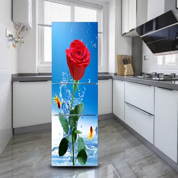 Creative Red Rose Self-adhesive Vinyl Fridge Stickers Mural DIY Refrigerator Sticker Door Cover Kitchen Furniture Decor Decals
Creative Red Rose Self-adhesive Vinyl Fridge Stickers Mural DIY Refrigerator Sticker Door Cover Kitchen Furniture Decor Decals