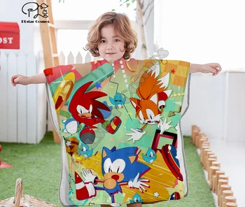 Anime Super Sonic Cartoon funny Hooded baby Boys and Girls Towel Wearable Bath Towel For Kids Travel 3D print Beach Towels style-2
Anime Super Sonic Cartoon funny Hooded baby Boys and Girls Towel Wearable Bath Towel For Kids Travel 3D print Beach Towels style-2