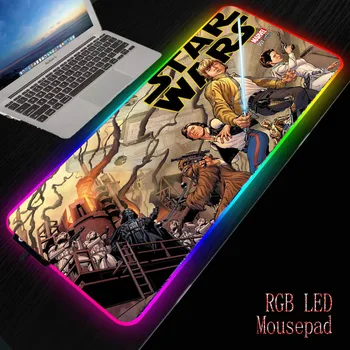 Mairuige Star Wars RGB Gaming Mousepad Computer Large Mause Pad Gamer LED Backlit Mat PC Desk Play Keyboard Mat XXL for CS GO
Mairuige Star Wars RGB Gaming Mousepad Computer Large Mause Pad Gamer LED Backlit Mat PC Desk Play Keyboard Mat XXL for CS GO