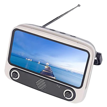 Retro TV Bluetooth Speaker, Portable TV Shape Speaker, Phone Stand Radio, Handheld Stereo Music Player(Khaki) 
Retro TV Bluetooth Speaker, Portable TV Shape Speaker, Phone Stand Radio, Handheld Stereo Music Player(Khaki)