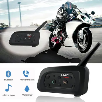Motorcycle Intercom Bluetooth Intercom Helmet Walkie Talkie GPS Radio Full-Duplex V6 Pro for EJEAS
Motorcycle Intercom Bluetooth Intercom Helmet Walkie Talkie GPS Radio Full-Duplex V6 Pro for EJEAS