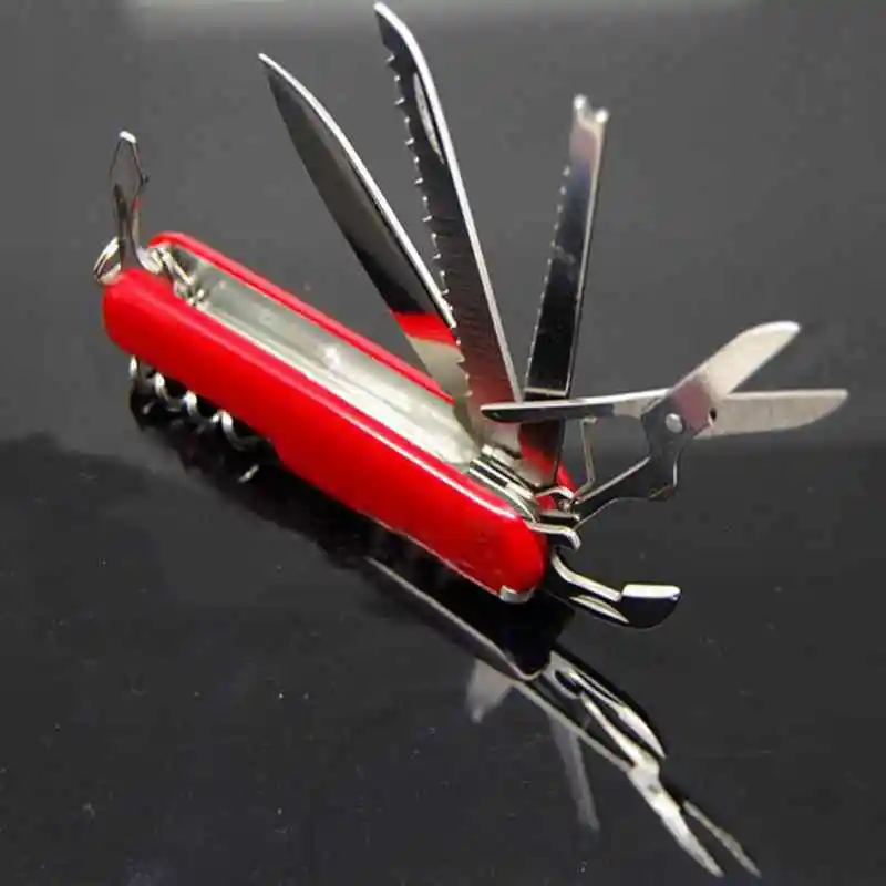 1PC Cheap Multi Tools Fold Knife 11 In 1 Multi-function Hunting Knives Portable Pocketknife 91mm Folding Outdoors Survival Knife
1PC Cheap Multi Tools Fold Knife 11 In 1 Multi-function Hunting Knives Portable Pocketknife 91mm Folding Outdoors Survival Knife