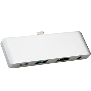4 in 1 Type-c HDMI 4K Card Reader HUB Adapter For iPad Pro Type-C Device 4K HDMI USB3.0 Aluminum Type-C Mobile Pro Hub Adapter
4 in 1 Type-c HDMI 4K Card Reader HUB Adapter For iPad Pro Type-C Device 4K HDMI USB3.0 Aluminum Type-C Mobile Pro Hub Adapter