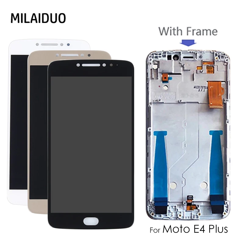LCD Display For Moto E4 Plus XT1765 XT1766 LCD For Motorola XT1772 XT1773 5.5'' Touch Screen Digitizer Assembly with Fingerprint
LCD Display For Moto E4 Plus XT1765 XT1766 LCD For Motorola XT1772 XT1773 5.5'' Touch Screen Digitizer Assembly with Fingerprint