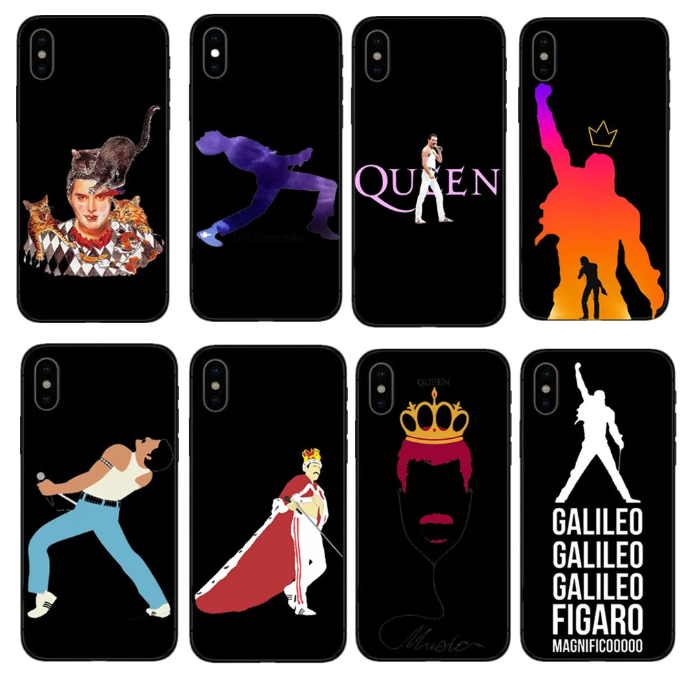 Чехол для телефона чехол iPhone5 SE 6 6Plus 7 8Plus X XS XRM 1111PRO 11PROMAX Фредди Меркури Queen band