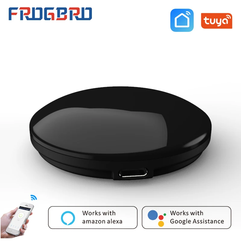 FROGBRO IR Smart Remote Control WiFi + Infrared Home Control Hub Household Appliances Tuya App Works with Google Assistant Alexa
FROGBRO IR Smart Remote Control WiFi + Infrared Home Control Hub Household Appliances Tuya App Works with Google Assistant Alexa