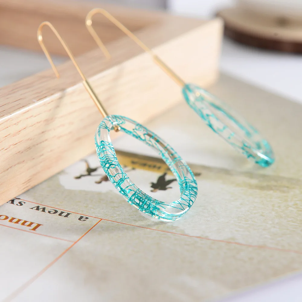 Fashion Exaggerated Color Resin Earrings Geometric Irregular Large Earrings Hipsters Essential Accessories Long Hook Bohemian
Fashion Exaggerated Color Resin Earrings Geometric Irregular Large Earrings Hipsters Essential Accessories Long Hook Bohemian