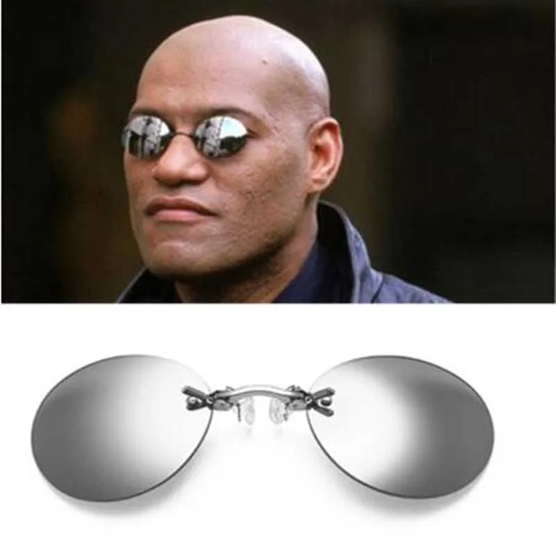 2020 Fashion Clip On Nose Sunglasses Men Vintage Mini Round Sun Glasses Hacker Empire Matrix Morpheus Rimless Sunglasses UV400
2020 Fashion Clip On Nose Sunglasses Men Vintage Mini Round Sun Glasses Hacker Empire Matrix Morpheus Rimless Sunglasses UV400