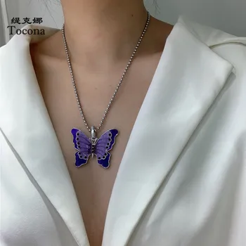 Tocona Elegance Big Butterfly Pendant Necklace for Women Trendy Silver Color Chain Choker Necklace Party Jewelry 4 Style 15295
Tocona Elegance Big Butterfly Pendant Necklace for Women Trendy Silver Color Chain Choker Necklace Party Jewelry 4 Style 15295