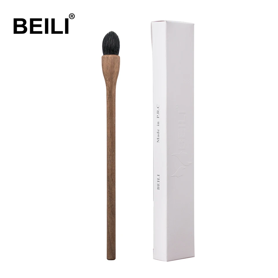 BEILI Natural Walnut wood A Class Black Goat Hair brush Professional Eye shadow Highlight Makeup Brush NY32
BEILI Natural Walnut wood A Class Black Goat Hair brush Professional Eye shadow Highlight Makeup Brush NY32