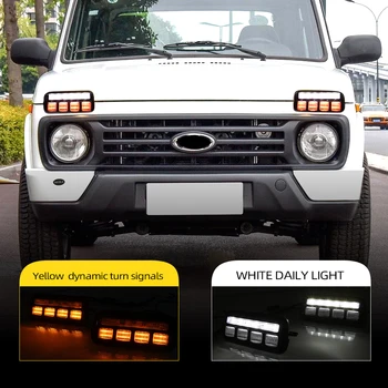 CSCSNL 2Pcs for Lada Niva 4x4 1995-2019 with Running Turn Signal Light Lamp DRL Accessories LED Daytime Running Lights
CSCSNL 2Pcs for Lada Niva 4x4 1995-2019 with Running Turn Signal Light Lamp DRL Accessories LED Daytime Running Lights
