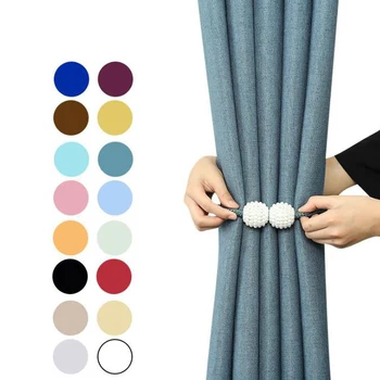 Curtain Holders Tieback Buckle Clips Creative Pearl Magnetic Curtain Clip Strap Ball Buckle Curtain Accessories Home Decors
Curtain Holders Tieback Buckle Clips Creative Pearl Magnetic Curtain Clip Strap Ball Buckle Curtain Accessories Home Decors