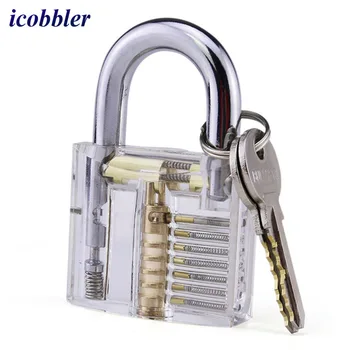 Locksmith Practice Lock Transparent Padlock Acrylic Industrial Safe Study Locks Locksmith Learn Technology Supplies with 2 Keys
Locksmith Practice Lock Transparent Padlock Acrylic Industrial Safe Study Locks Locksmith Learn Technology Supplies with 2 Keys