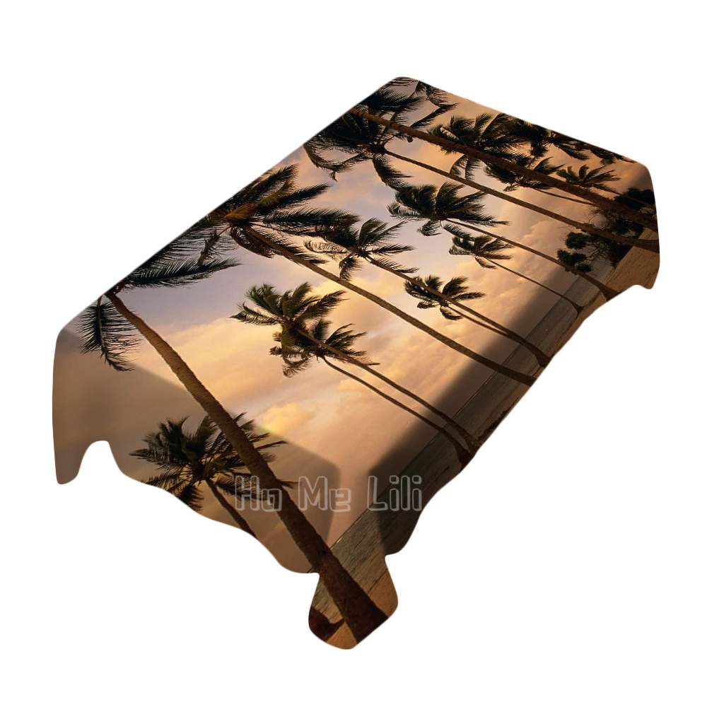 Evening Tropical Beach Sunset Coconut Tree Scenery Table Cloth Eye Pleasing Indoor And Outdoor Decoration
Evening Tropical Beach Sunset Coconut Tree Scenery Table Cloth Eye Pleasing Indoor And Outdoor Decoration