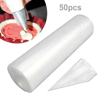 Khgdnor 50 pcs / roll disposable pastry bag ice piping cake pastry cupcake decoration bags fondant pastry tip baking tool
Khgdnor 50 pcs / roll disposable pastry bag ice piping cake pastry cupcake decoration bags fondant pastry tip baking tool