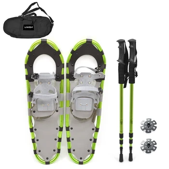 Snow Shoes Aluminum Snow Shoes with Adjustable Poles Carry Bag Snowshoes Poles for Women Men
Snow Shoes Aluminum Snow Shoes with Adjustable Poles Carry Bag Snowshoes Poles for Women Men