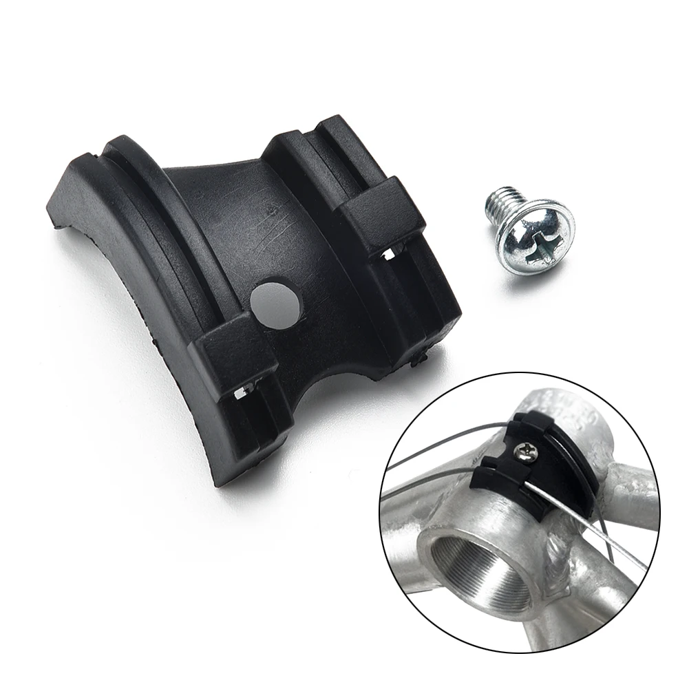 Road Bike Bicycle Frame Bottom Bracket Cable Guide Plastic 40mm*30mm W/Screw Black Bicycle Cycling Parts Accessories
Road Bike Bicycle Frame Bottom Bracket Cable Guide Plastic 40mm*30mm W/Screw Black Bicycle Cycling Parts Accessories