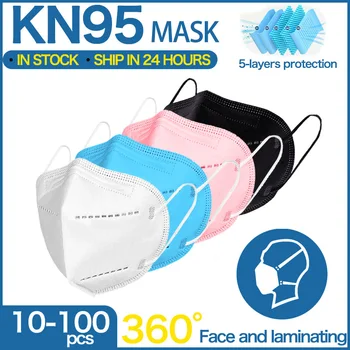 10-200PCS FFP2 KN95 Mask Respirator Mascarillas 5-Layer Reusable Protective Face Mask Dustproof Reusable Mouth Mask
10-200PCS FFP2 KN95 Mask Respirator Mascarillas 5-Layer Reusable Protective Face Mask Dustproof Reusable Mouth Mask