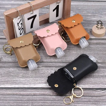Mini Portable 60ml Hand Sanitizer Bottle Leather Case Keychain Pouch Leakproof Plastic Travel Split Bottle Disinfectant Bag
Mini Portable 60ml Hand Sanitizer Bottle Leather Case Keychain Pouch Leakproof Plastic Travel Split Bottle Disinfectant Bag