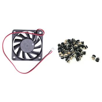 1Pcs 3D Printer 24V Cooling Fan - 60Mm & 50 Pcs Dc Power Plug Dc-022 5.5-2.1Mm Hole Threaded Nut Panel Mounting
1Pcs 3D Printer 24V Cooling Fan - 60Mm & 50 Pcs Dc Power Plug Dc-022 5.5-2.1Mm Hole Threaded Nut Panel Mounting