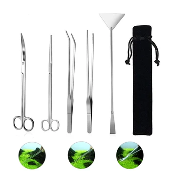 5pcs/set Aquarium Maintenance Tools Aquatic Plant Tweezers Scissor Spatula Tool Set
5pcs/set Aquarium Maintenance Tools Aquatic Plant Tweezers Scissor Spatula Tool Set