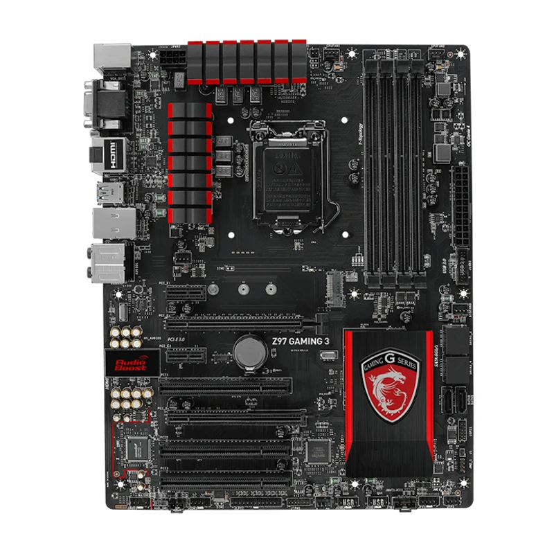 For MSI Z97 GAMING 3 desktop motherboard DDR3 LGA 1150 boards 32GB USB2.0 USB3.0 Z97 used motherboard 100% tested intact
For MSI Z97 GAMING 3 desktop motherboard DDR3 LGA 1150 boards 32GB USB2.0 USB3.0 Z97 used motherboard 100% tested intact