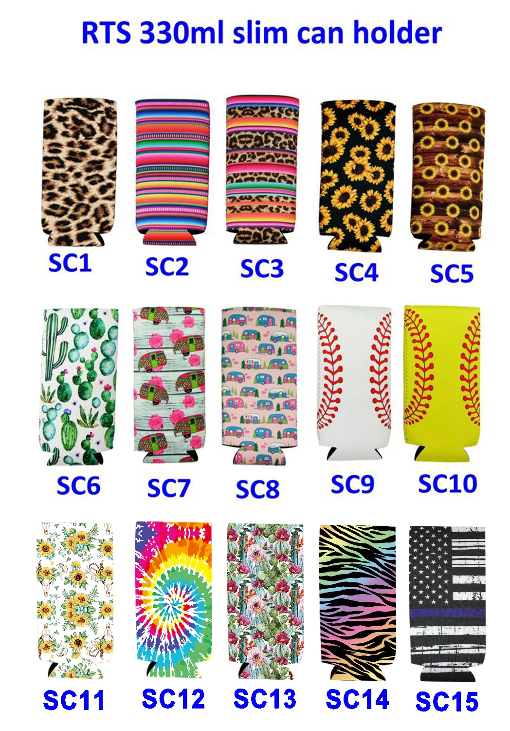 100pcs Creative Neoprene Can Cooler Sleeve for 330ml Slim Can Holder Sunflower Baseball Pattern Beer Soda Water Can Cover
100pcs Creative Neoprene Can Cooler Sleeve for 330ml Slim Can Holder Sunflower Baseball Pattern Beer Soda Water Can Cover