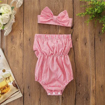 Girls Jumpsuit 2020 Summer New Sleeveless Striped Thin Section Hawaiian Triangle Short Climbing Suit one-piece Baby Girl Clothes
Girls Jumpsuit 2020 Summer New Sleeveless Striped Thin Section Hawaiian Triangle Short Climbing Suit one-piece Baby Girl Clothes