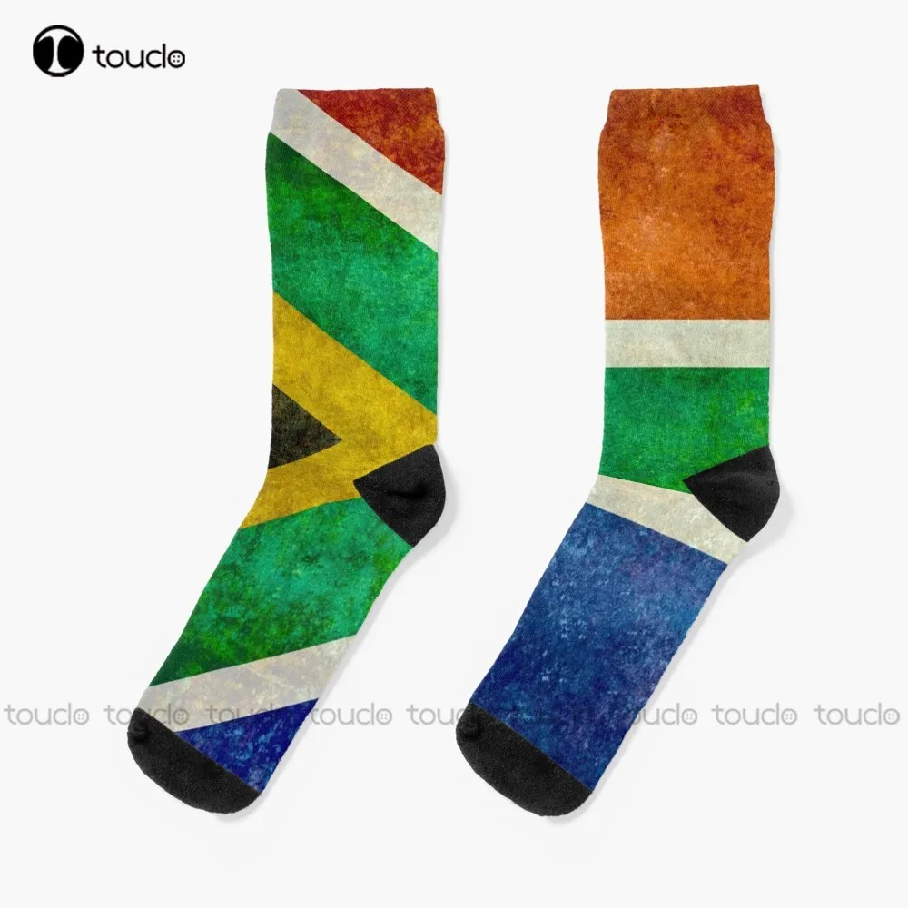 

Flag Of The Republic Of South Africa Socks Unisex Adult Teen Youth Socks Personalized Custom 360° Digital Print Hd High Quality