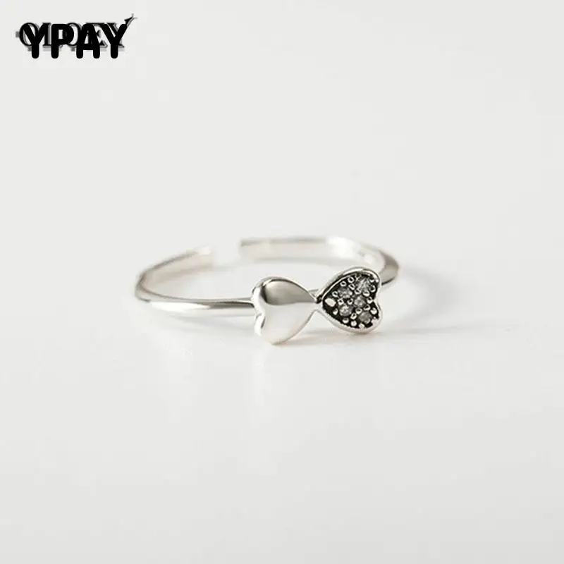 YPAY 100% Real Sterling Silver 925 Rings for Women Double Heart Love Ring Engagement Wedding Jewelry Gifts Drop Shipping YMR378
YPAY 100% Real Sterling Silver 925 Rings for Women Double Heart Love Ring Engagement Wedding Jewelry Gifts Drop Shipping YMR378