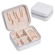Women's PU Leather Simple Jewelry Box Earrings Creative Portable Jewelry Storage Box Travel Earrings Ring Small Jewelry Box
Women's PU Leather Simple Jewelry Box Earrings Creative Portable Jewelry Storage Box Travel Earrings Ring Small Jewelry Box