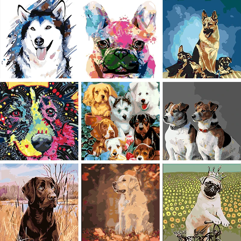 Frameless Painting By Numbers Animals On Canvas Pictures By Numbers Home Decoration DIY Dog Style
Frameless Painting By Numbers Animals On Canvas Pictures By Numbers Home Decoration DIY Dog Style