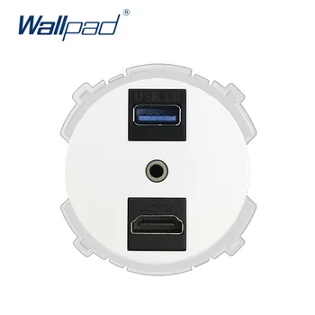 Wallpad HDMI USB 3.0 Audio Wall Socket Function Key Only For Data Transmission Free Combination
Wallpad HDMI USB 3.0 Audio Wall Socket Function Key Only For Data Transmission Free Combination